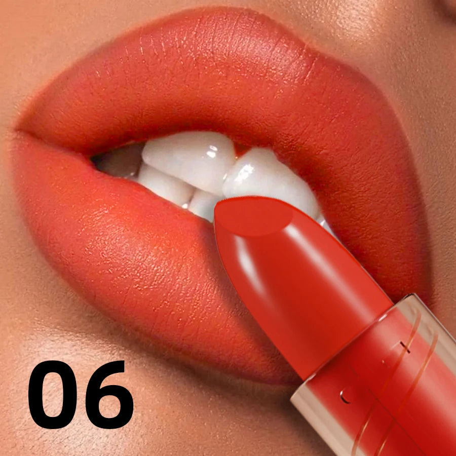 14-color Matte Lipstick Red Lip Stick Waterproof Sexy Korean Makeup Qme 06