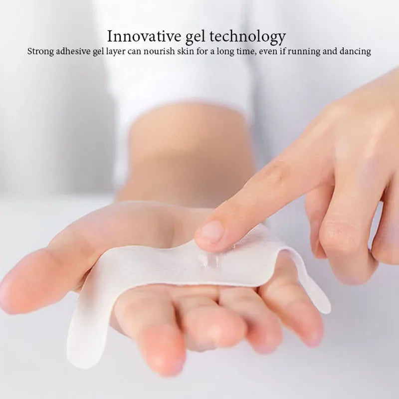 10pcs Anti-wrinkle Forehead Line Wrinkles Removal Gel Patch Firming Mask Frown Stickers Anti-aging Moisturizng Face Skin Care Qme