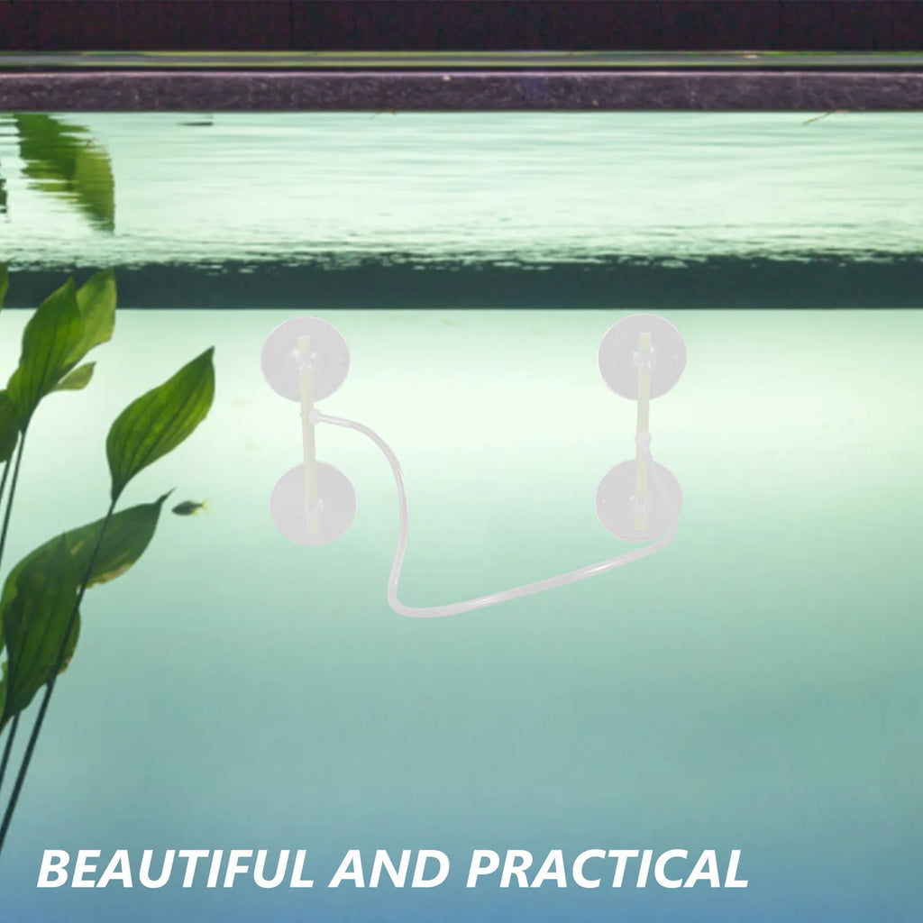 Aquarium Floating Plant Fence Floating Plants Separator Fish Feeding Ring Reusable Plastic Isolation Accessory for Duckweed and Qme