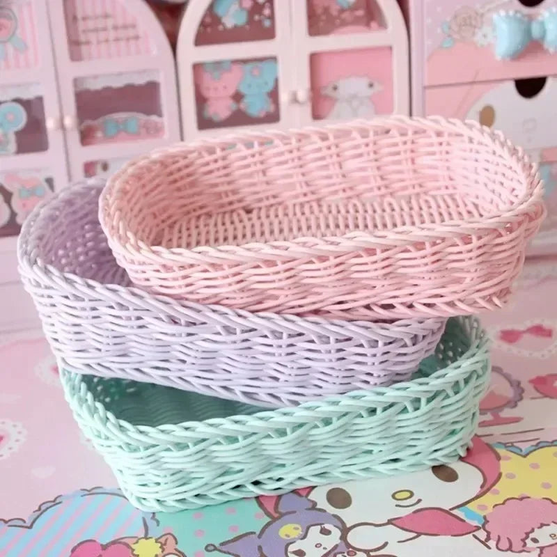 Plastic Storage Box Container Desk Organizers Stationery Cosmetics Toy Basket with Lid Drawer Jewelry Case Kitchen Home Supplies Qme