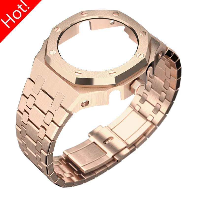GEN5 GEN4 Modification GA2100 Metal Bezel for Casioak GMAS2100 Mod Kit 4th 3rd Generation Steel Watch Case Strap GA2110 GAB2100 Qme