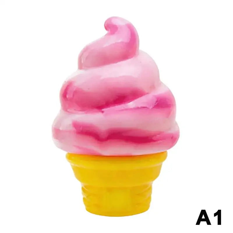 Simulated Ice Cream Squeeze Toys Anti Stress Sensory Fidgets Toy Anxiety Relief Birthday Gift Slow-rebound Toy Qme A6