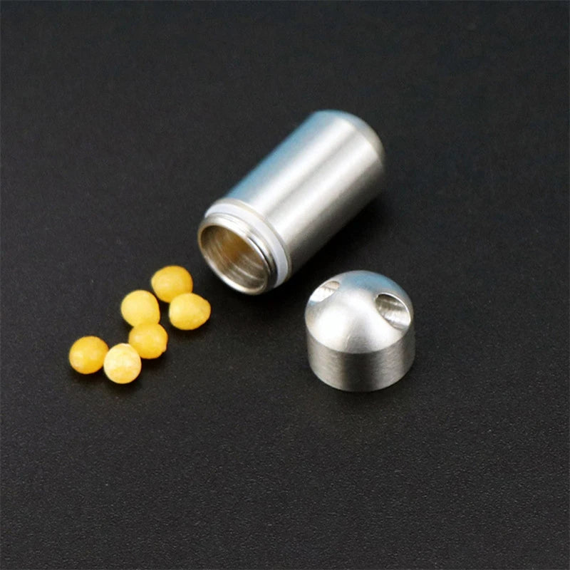 Mini Waterproof Stainless Steel Sealing Bottle Outdoor EDC Survival Qme