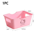 Sanrio Cute Hello Kitty Desktop Decoration Storage Basket Qme 1pc 10cm*15cm