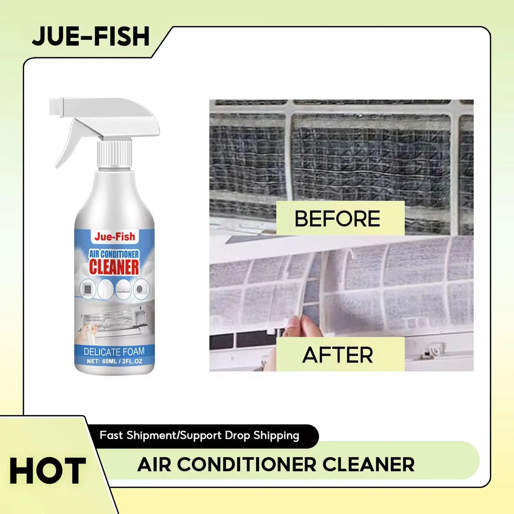 Air Conditioner Cleaner Coil Dirt Clean Washing Foam Spray Deodorizer Radiators Fan Cleaner Home Air Conditioner Cleaning Agent Qme