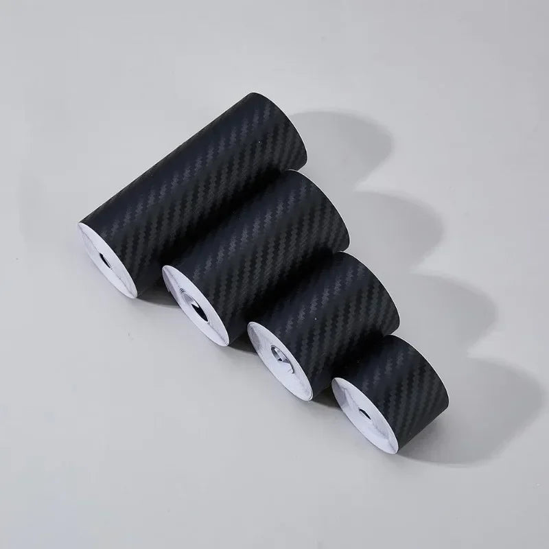 Carbon Fiber Car Adhesive Nano Tapes DIY Paste Strip Auto Door Sill Side Mirror Anti Scratch Stickers Waterproof Protection Film Qme