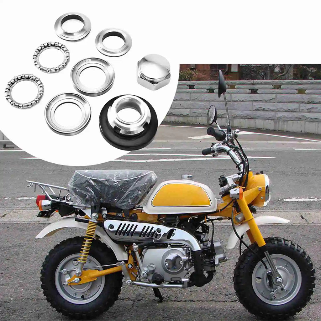 Steering Taper Bearings Motorcycle Accessories Steering Rod Taper Bearing Kit for MONKEY Z50 Z50R Steering Bearing Kit Qme