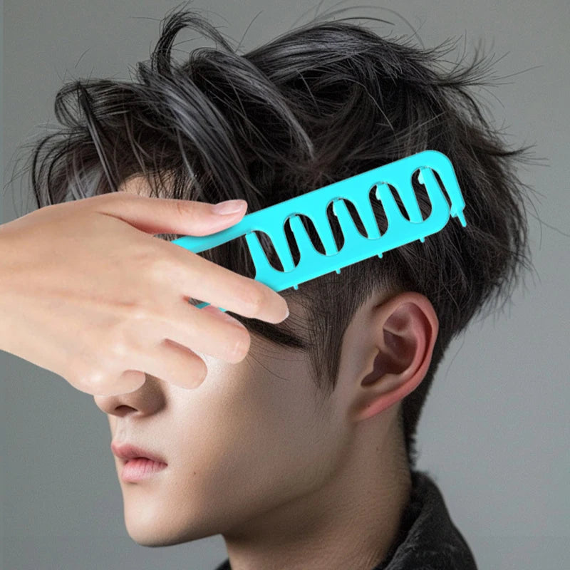 Fluffy Hairdressing Texture Comb Bangs Styling Combs Women Men Hair Qme