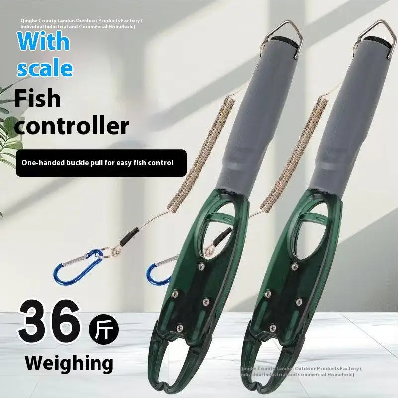 Weight Scale Fishing Accessories Lip Gripper Fish Plier Hand Grip Qme