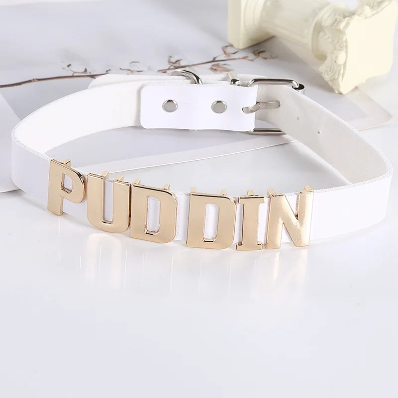 Horrror Movie Leather Puddin Choker Cosplay Collar Fashion Cool Halloween Party Suicide Squad Custume Accessory Necklace Jewelry Qme C CN