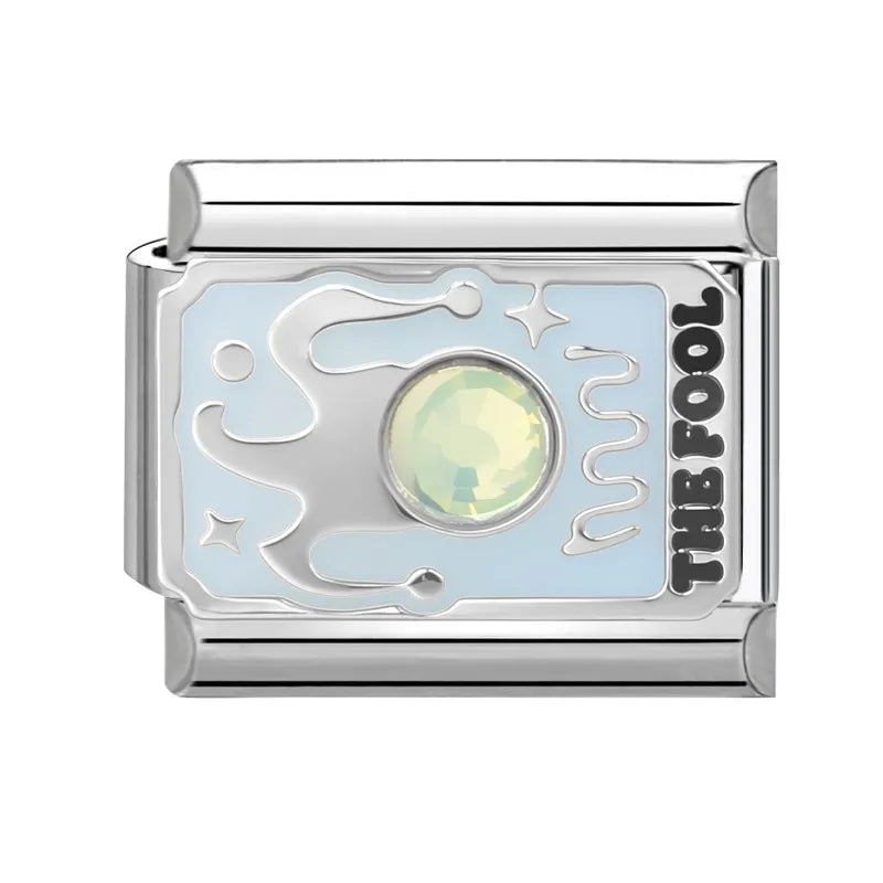 Premium 2026 New Women's Fashion Colorful Tarot Cards Italian Charm Beads Fit 9mm Bracelet Stainless Steel Making Jewelry Gift Qme Style 13