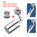 Heavy Metal Universal 1080° Rotation Faucet Sprayer Head For Kitchen Washbasin Extension Faucet Bubbler Sink Tap Splash Nozzle Qme 720 degree double