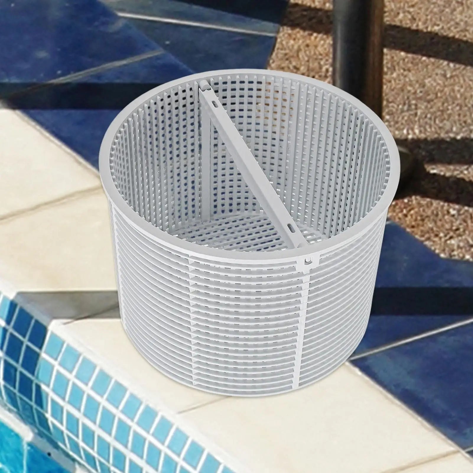 Pool Skimmer Basket Ground Effective Strainer Efficient Cleaning Qme