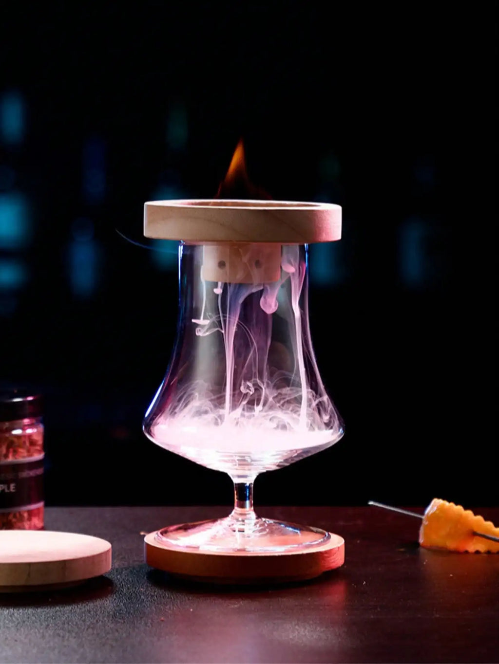 5 Flavors Natural Wood Chips Cocktail Smoking Including Cherry Apple Qme