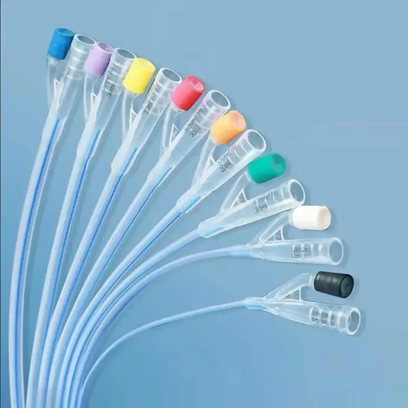 Disposable Medical Silicone 2 Way 3 Urinary Catheters Foley Catheter Qme