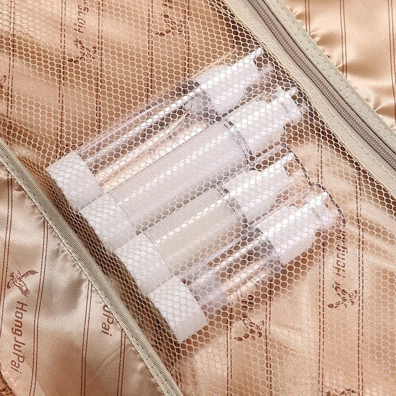 15-100ml Airless Pump Bottles Clear Refillable Vacuum Bottle Set Travel Portable Lotion and Spray Dispenser Cosmetic Containers Qme