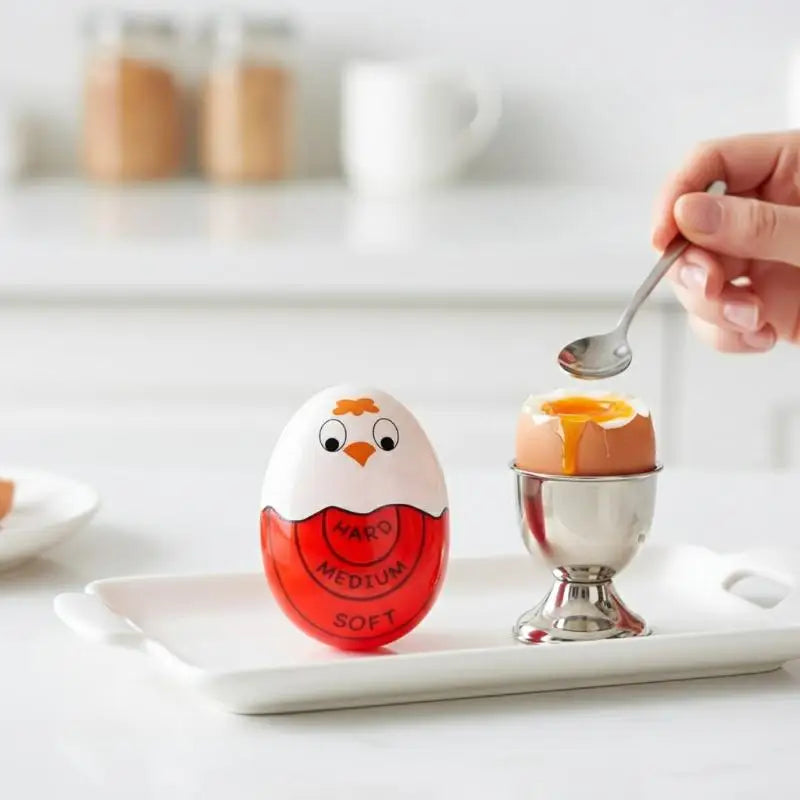 Egg Timer Changing Indicator Tells Soft Hard Boiled That Changes When Qme