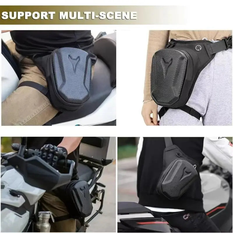 Motorcycle Cycling Thigh Waterproof Tactical Leg Bag Outdoor Qme