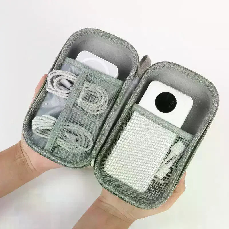 Travel Portable Digital Accessories Storage Bag Organizer Of Mobile Phone Bag U Disk Charging Bank Mobile Data Cable Storage Bag Qme