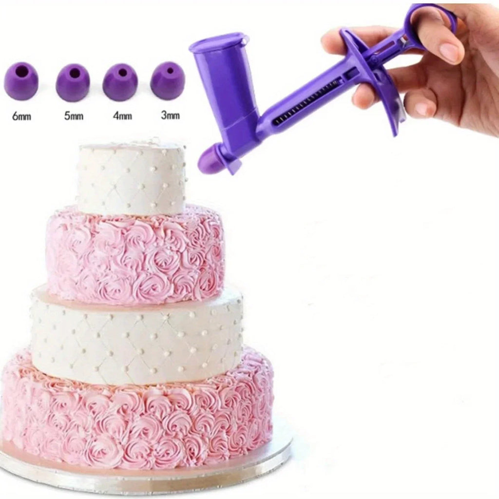 1pc Purple Plastic Pearl Applicator Convenient And Fast Consumable Pearls Fondant Cake Decorating Tool for Sugar Balls Craft Qme