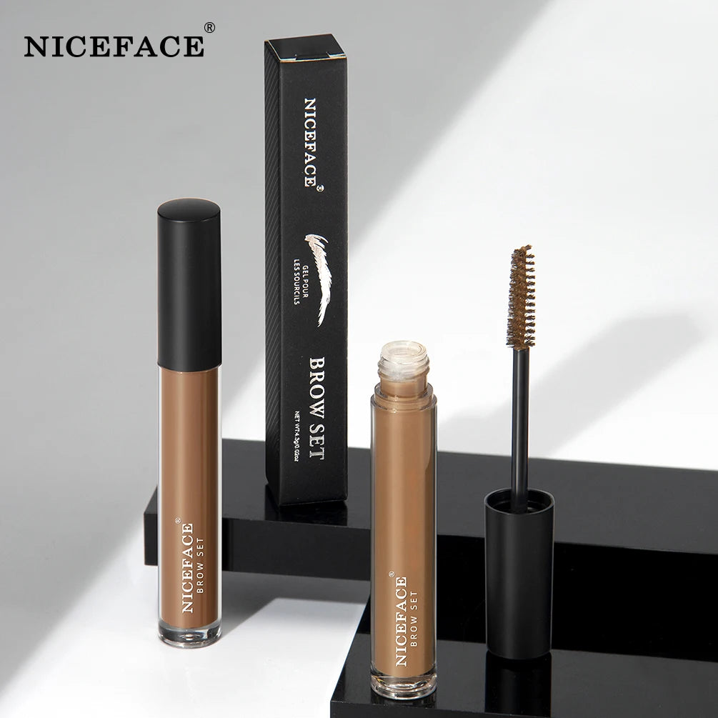 QIBEST Eyebrow Cream Enhancers Coffee Brown Paint Eyebrows Gel Waterproof Long-lasting Eyebrow Pomade Tint Cosmetics For Women Qme