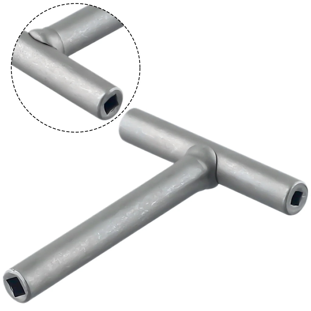 T Type Wrench 3/3.5/4mm Valve Screw Clearance Adjusting Spanner Square Hexagon T-handle Wrench Extended T-Socket Wrench Qme