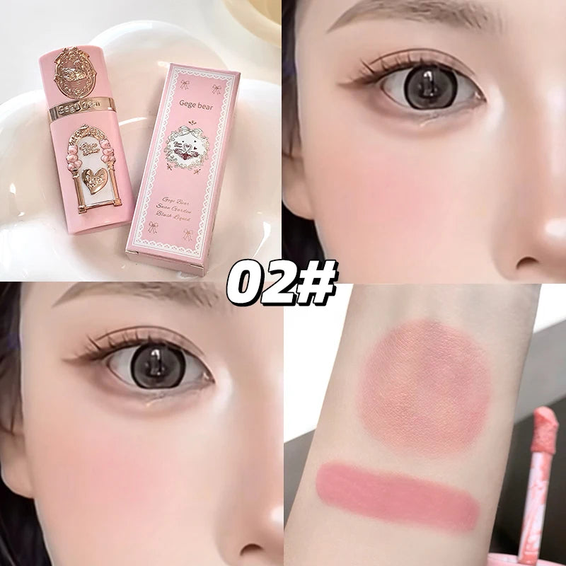 Light Blush Liquid Gege Bear Moisturizing Matte Vitality Whitening Qme GX1380-2