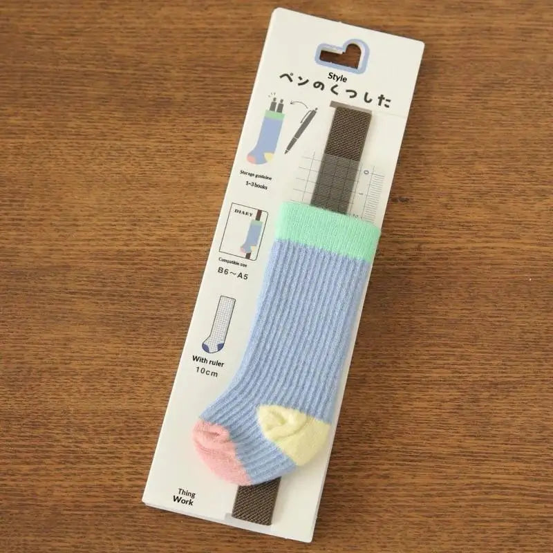 A5 B6 Notebook Kawaii Mini Socks Elastic Strap Pen Cap Holder Qme A2