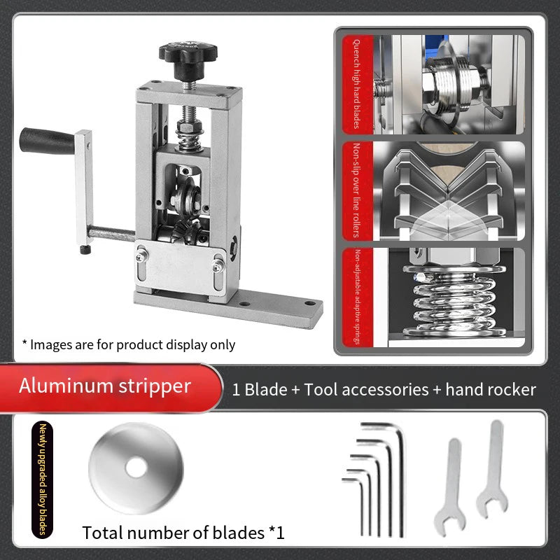 Portable Wire Stripper Manual Stripping Tool 1- Cable Electric Qme