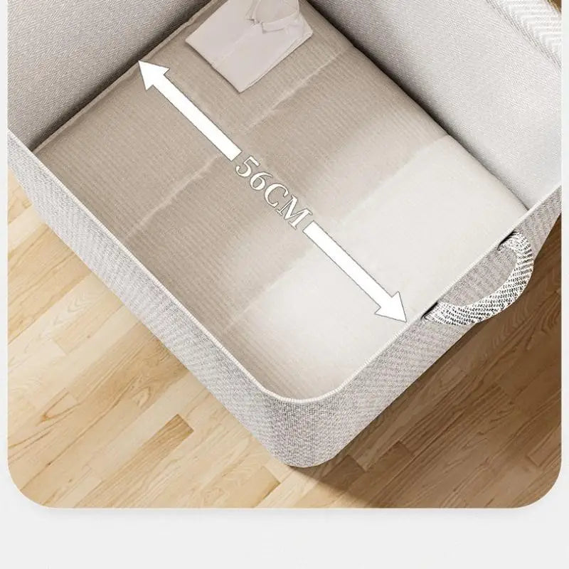 Clothes Storage Box Cover Baby Foldable Large Laundry Basket Qme