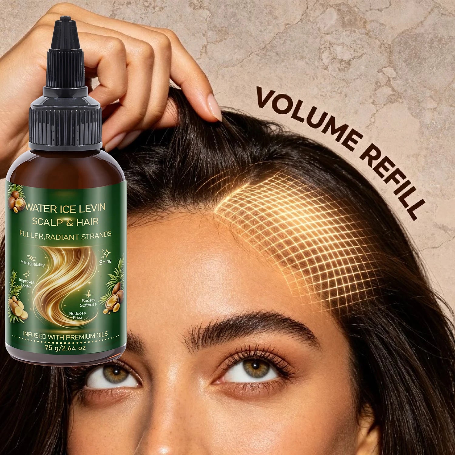 Premium Infused Hair Oil with Biotin & Keratin, Reduce Frizz Boost Soft Shiny Hair Qme