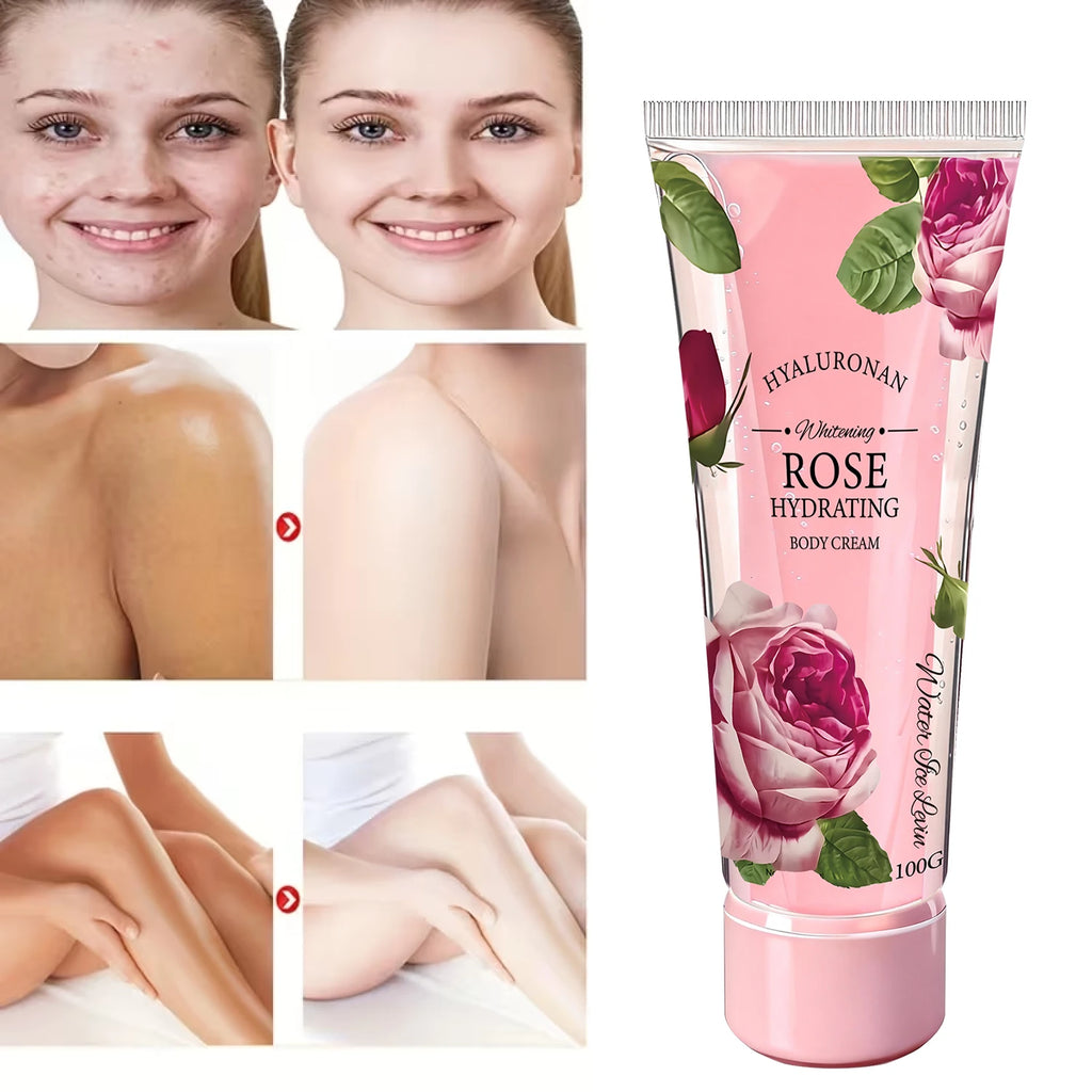 Body Cream with Niacinamide & Centella for Deep Moisturizing，Firming,Lightweight，Fast Absorption for All Skin Types Qme