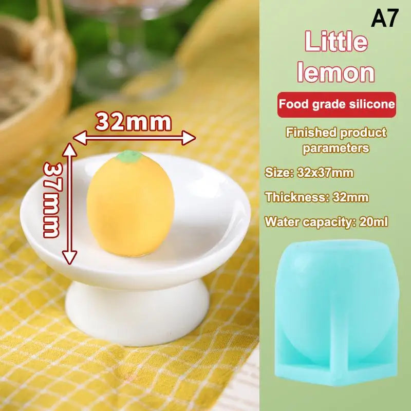 Cake Mold Ice Cream Mousse Desserts Decorating Tools 3D Fruit Shape Qme A7