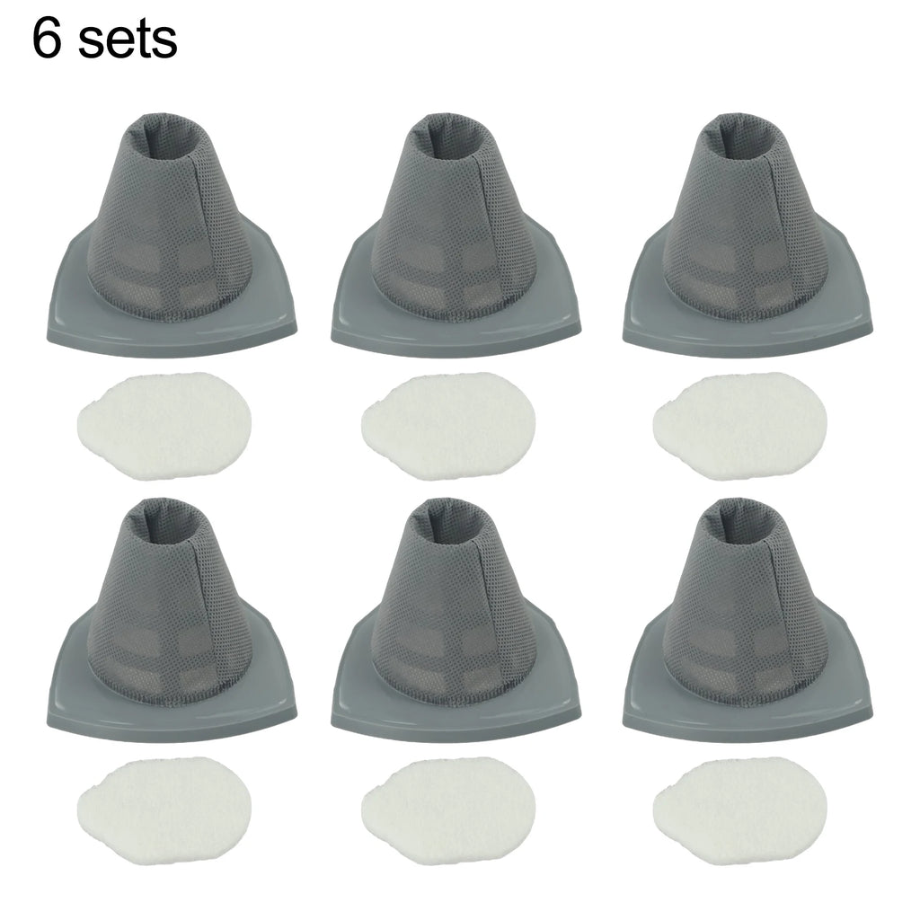 2/6 Pcs Vacuum Filter Replacement For Eureka Vacuum NES215A, NES210, N0101 & N0102 Vacuum Cleaner Spare Parts Set Qme 6 PACK
