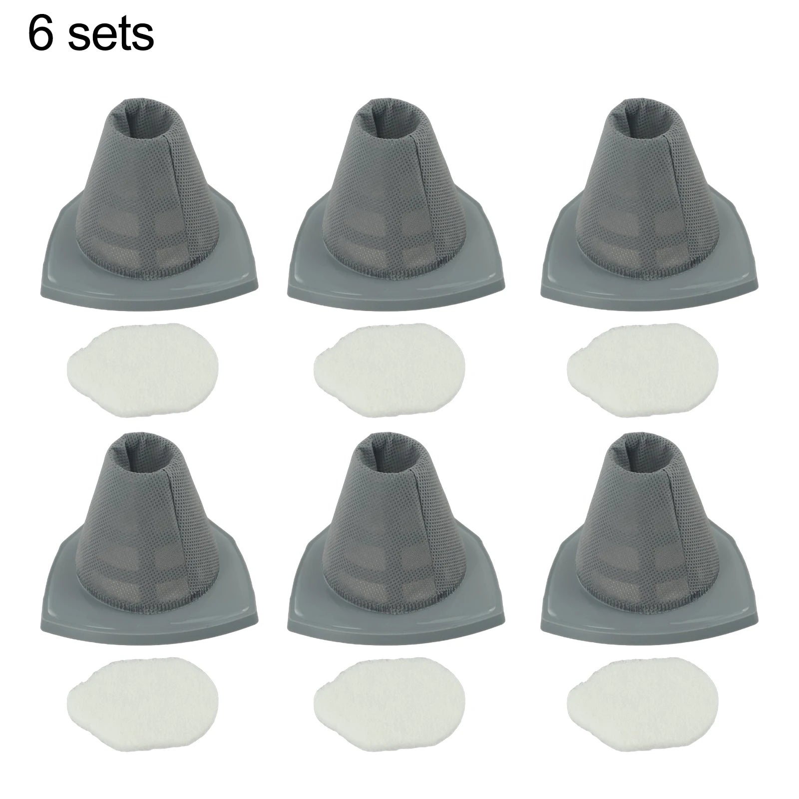 2/6 Pcs Vacuum Filter Replacement For Eureka Vacuum NES215A, NES210, N0101 & N0102 Vacuum Cleaner Spare Parts Set Qme 6 PACK