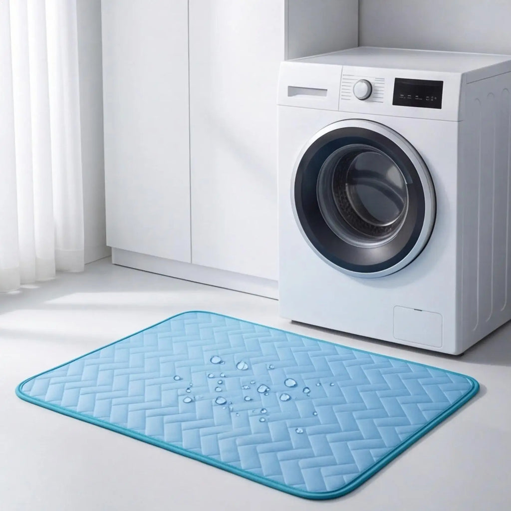 Dog Cooling Mat Pet Kennel Cold Pad Puppy Heat Absorption Mat for Outdoor Indoor Backyard Balcony Home Living Room Bedroom Qme