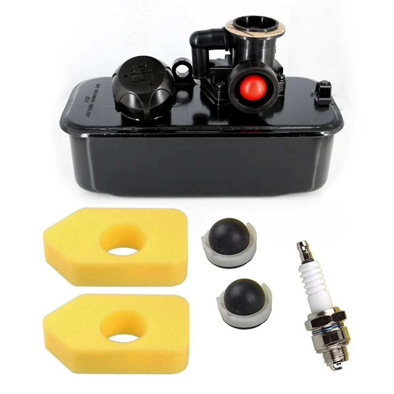 A02F-494406 Carburetor 698369 699660 498811 794161 Spark Plug Oil Bubble Air Filter Cotton Set Qme As shown