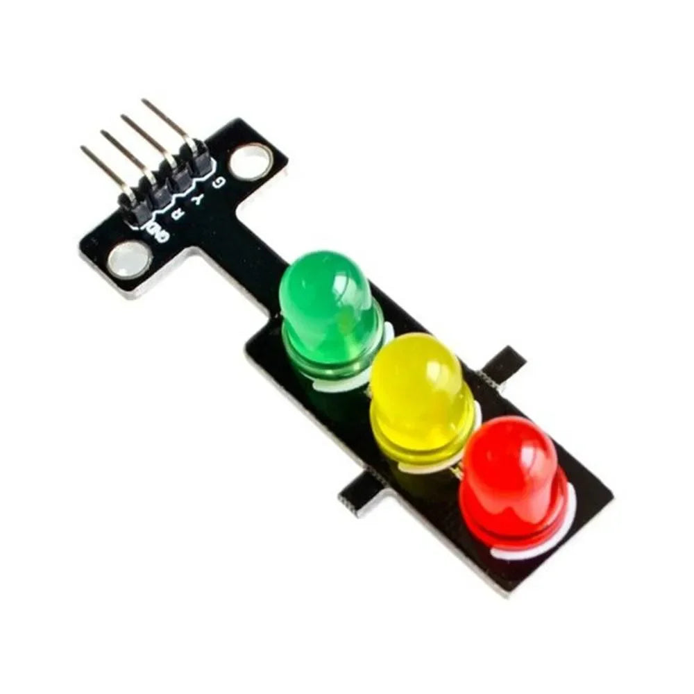 5V LED Traffic Light Module | Digital Signal Control | 3 Lights Separate Drive Project DIY Kit Qme