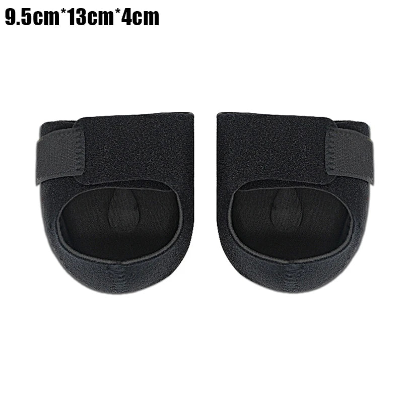 1 Pair Silicone Heel Pads Shock Absorption Relieving Leg Pressure Qme L B