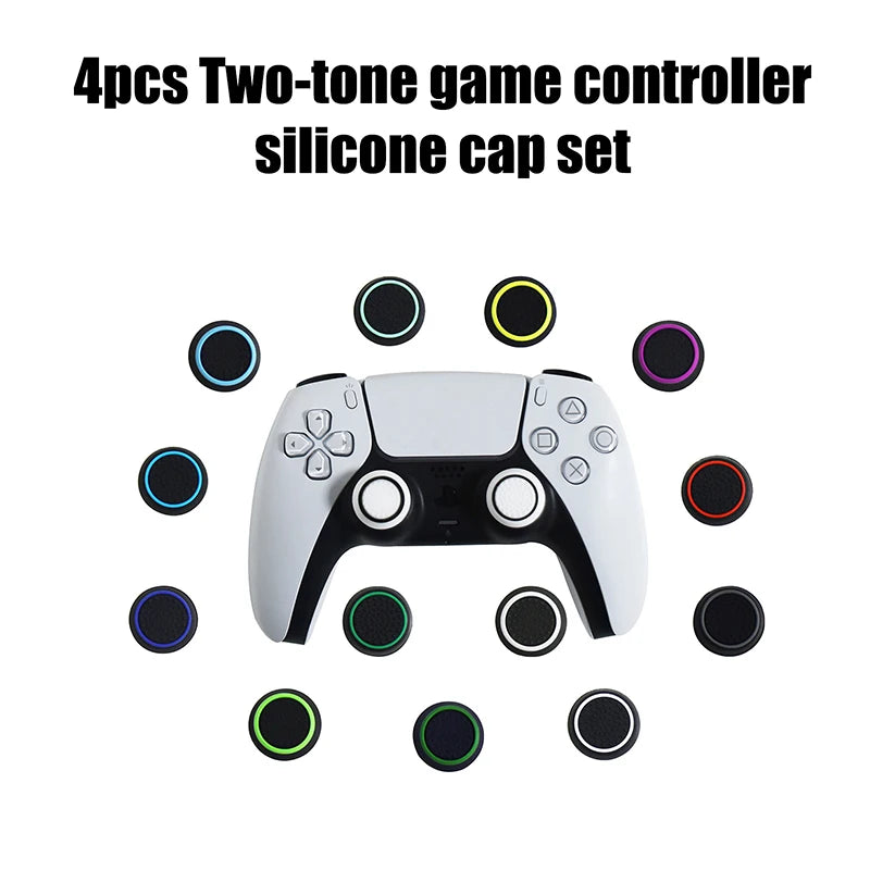 Controller Thumb Silicone Stick Grip Cap Cover Various Colors Qme