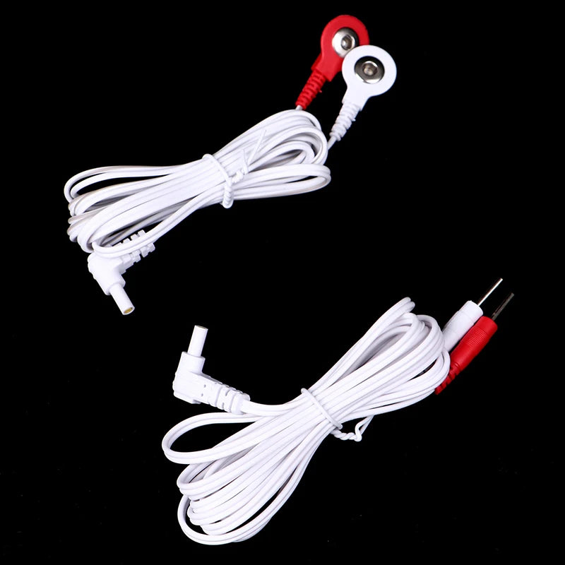 1 5 8M Replacement Jack DC Head Electrode TENS Unit Lead Wires Qme