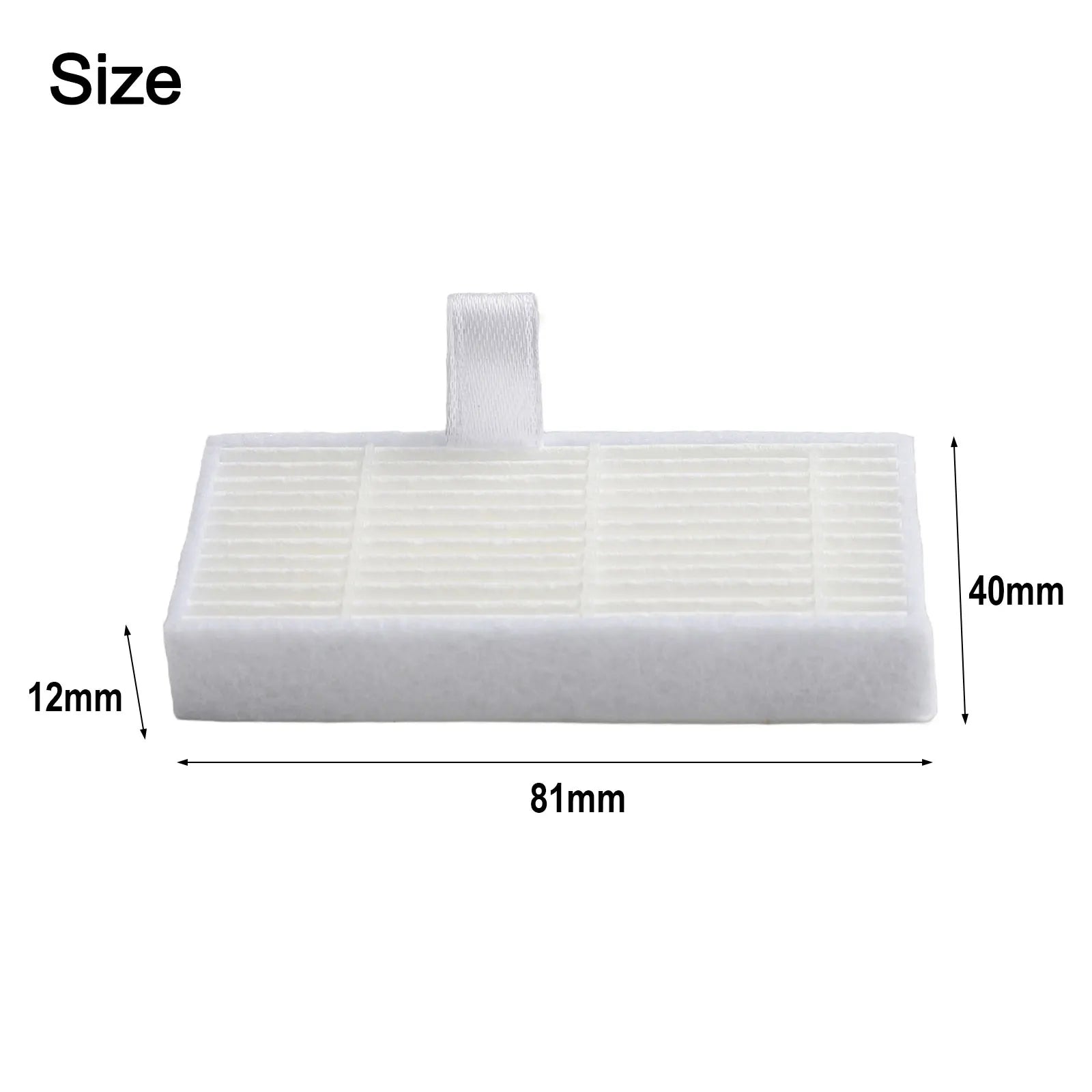 4/10pcs Filters For Cecotec For Conga 999 Robot Vacuum Cleaner Replacement Accessories Filter 81*40*12mm Qme