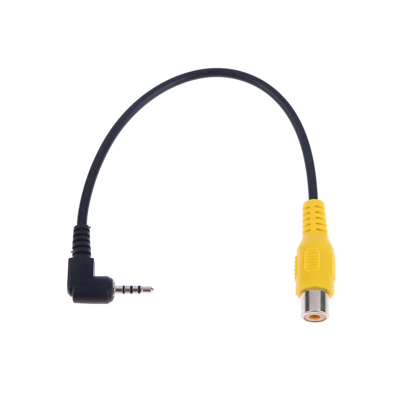 AV Video Cable Adapter Jack Male Plug Female GPS Rear Camera Qme