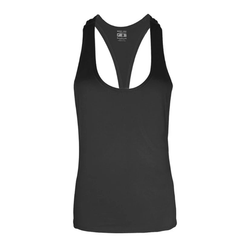Women's Tank Tops Blouse Loose Sleeveless Shirt Gym Yoga Vest Training Running Vest Women Gym Tank Top Lady Fitness Sport Shirt Qme