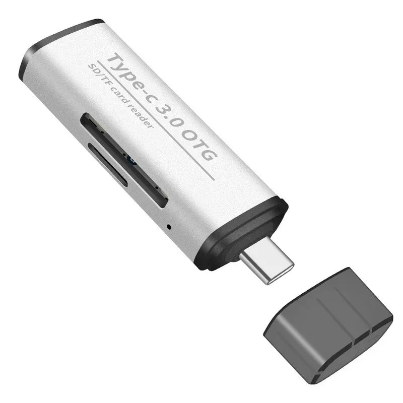 Multi-functional Type C OTG Card Reader with USB Female Interface for PC USB 3.0 Read TF Memory Card Reader Adapter Computer Qme