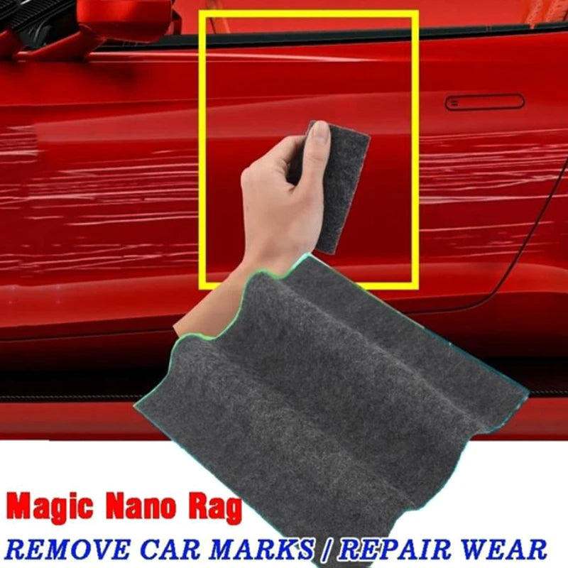 Magic Car Scratch Repair Cloth Nano Surface Scuffs Fix Remover Qme