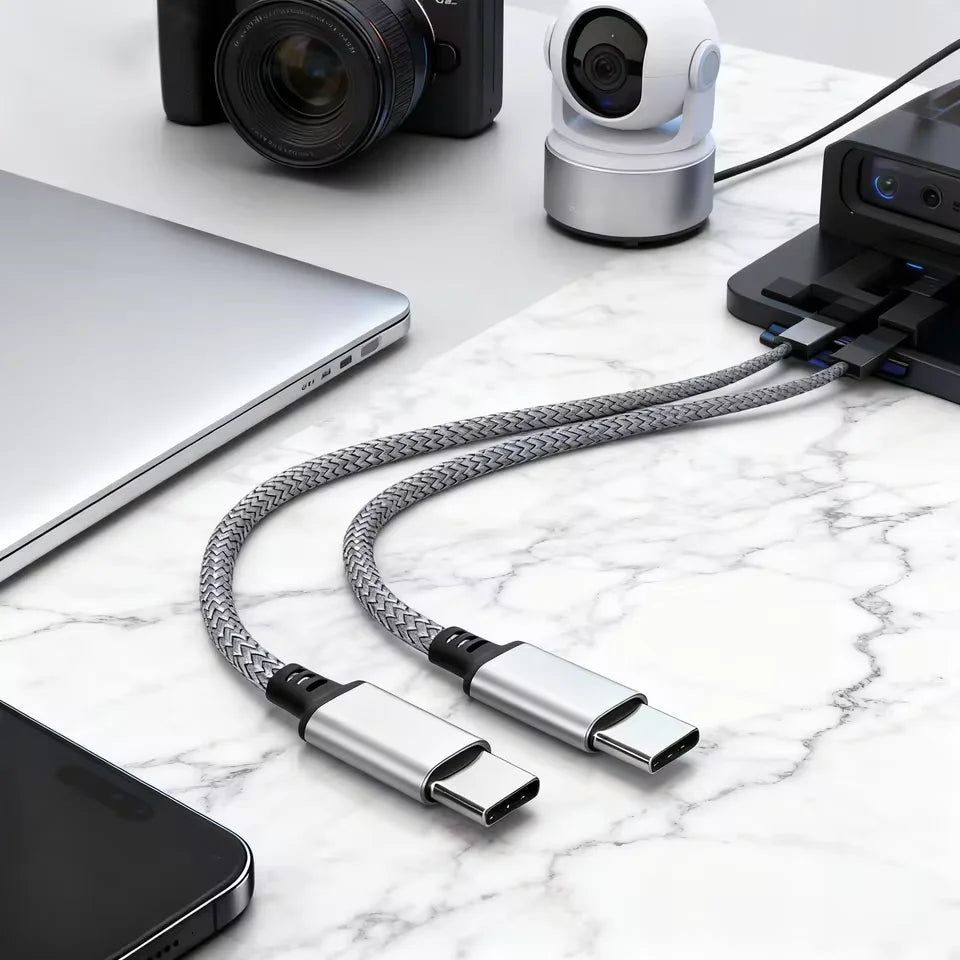 60W Type C Extended Nylon Data Line 8M 5M 3M 2M 1M Phone Fast Charging Cable Universal USB C Data Cord for iPhone Xiaomi Samsung Qme