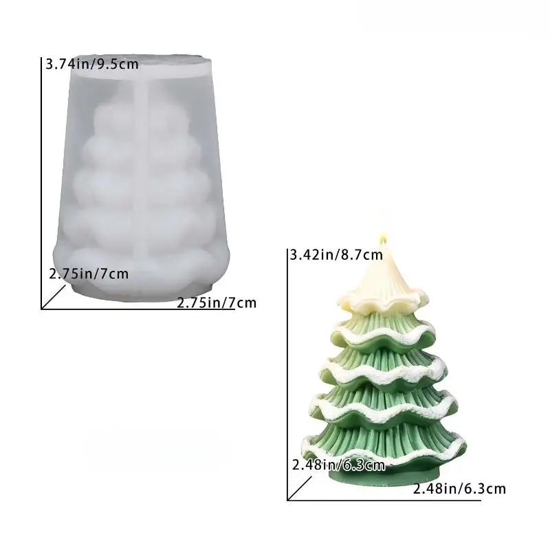 Reusable Santa Sack Silicone Mold, Easy Release Design For DIY Candle Hanging Decor, Xmas Festival & Home Art Craft Tools Qme style 4