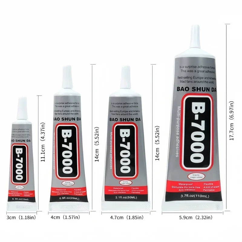 15 25 50 Multi-purpose Clear Strong Glue Adhesive Universal Phone Qme