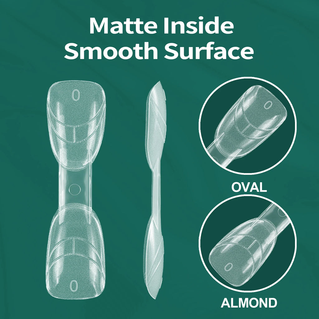 Nailpop Dual Forms Nail System Square Coffin Almond Oval Extension Qme